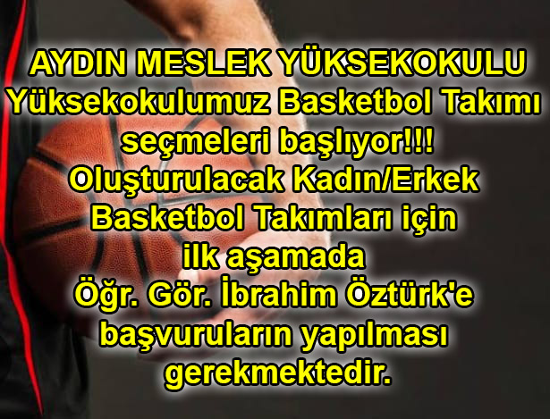 aydın myo basketbol